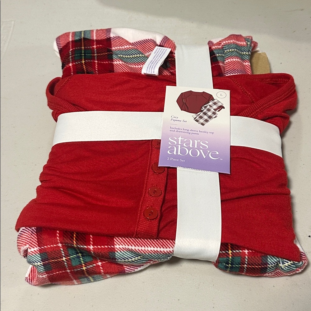 New Stars Above Cozy Pajama Set - 2 piece L